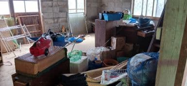 大山町の不用品回収の作業前