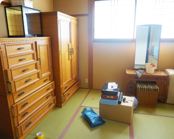 ゴミ屋敷清掃鳥取県米子市作業前