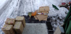 不用品処分の作業前