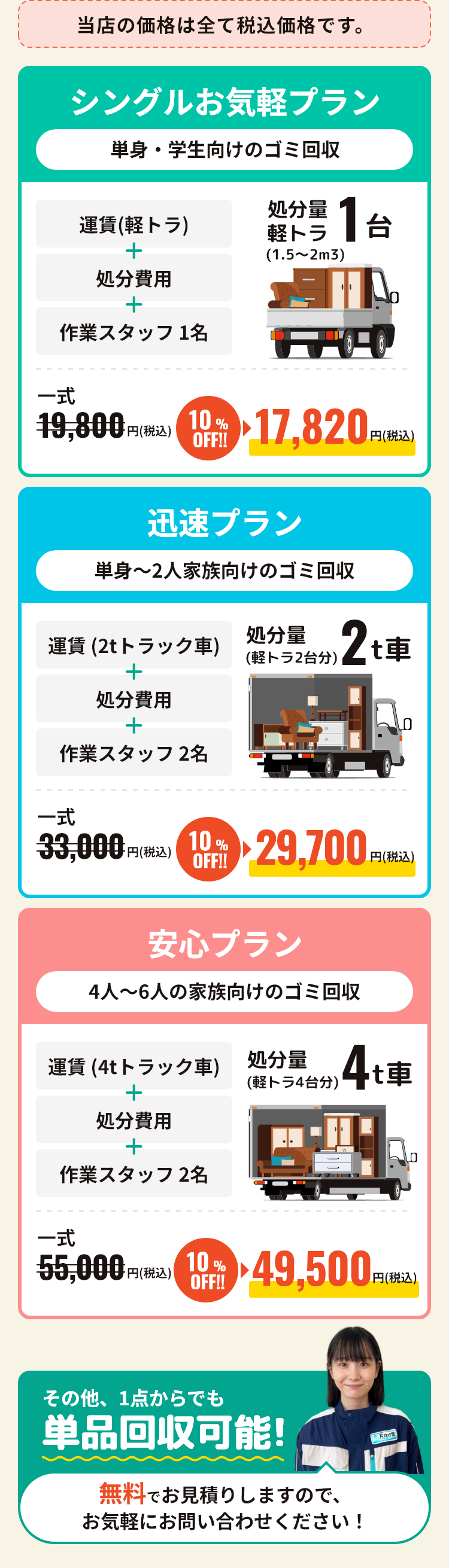 価格表