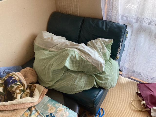 不用品回収の作業前写真