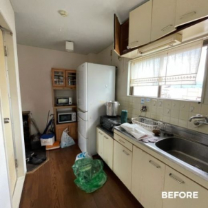 引っ越しに伴う2t車1車分の不用品回収のBEFORE