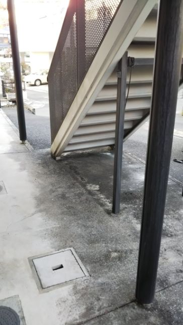 粗大ゴミの回収後