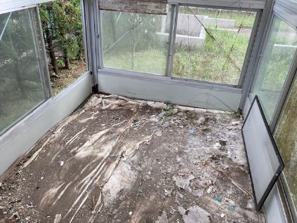 不用品の回収後