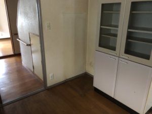 不用品の回収後