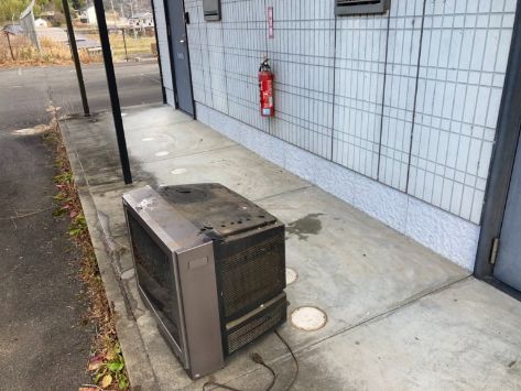 不用品の回収後