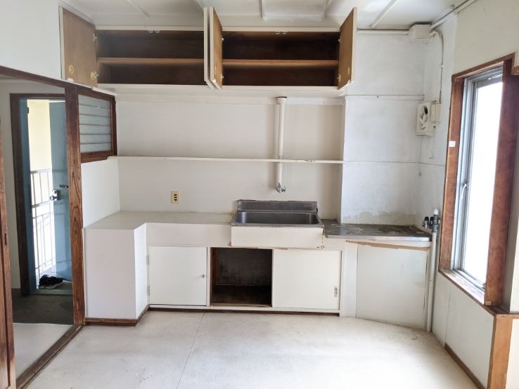 高松市市営住宅の遺品整理　キッチン作業後