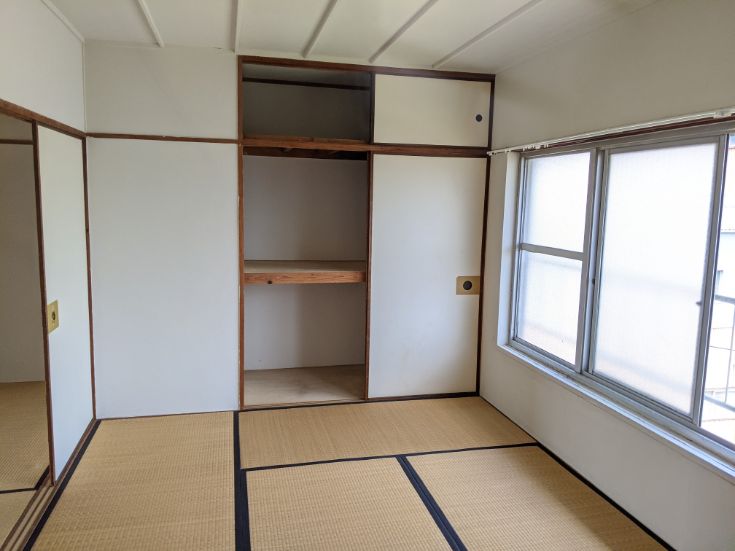 高松市市営住宅の遺品整理　和室の作業後