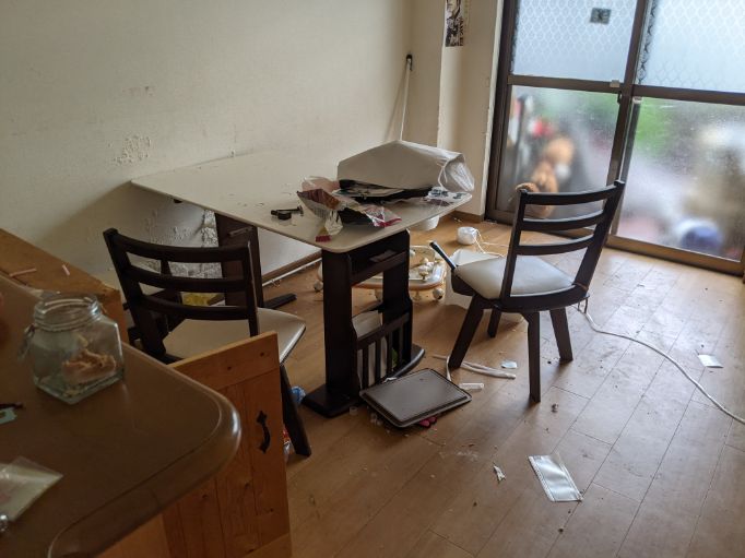 福山市の不用品回収の作業前