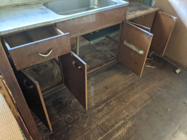 高松市の遺品整理　台所の作業後