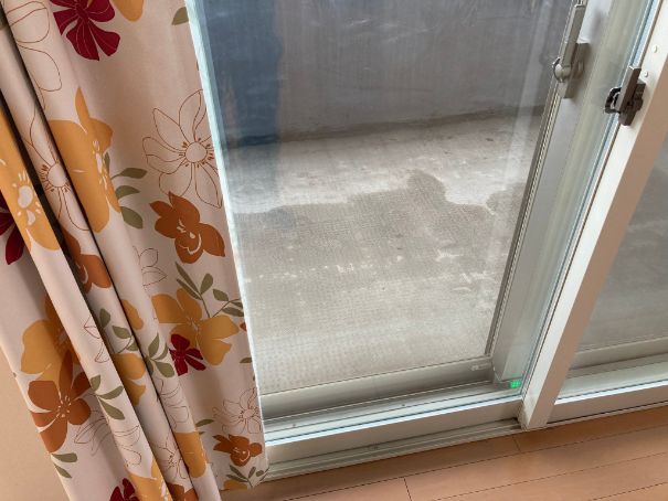 高松市ベランダの人工芝の撤去　作業後