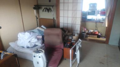 琴浦町の不用品回収の作業前