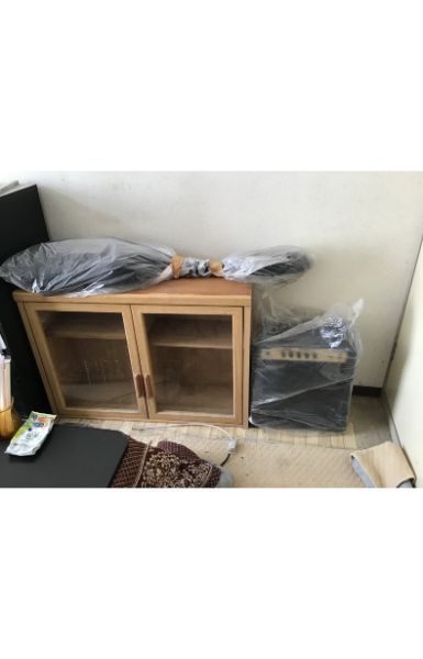 宇都宮市の引っ越しに伴う粗大ごみ回収の作業前