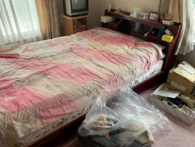 岩見沢市の大型ゴミ回収の作業前