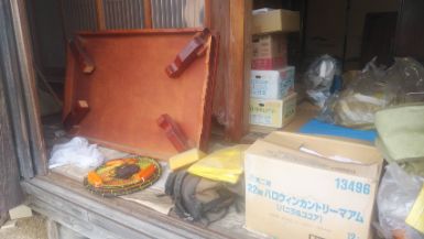 琴浦町の遺品整理作業前