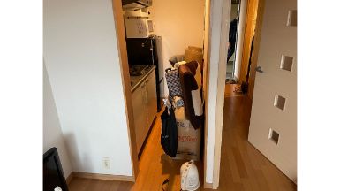 引っ越しに伴う冷蔵庫や洗濯機などの不用品回収の作業事例