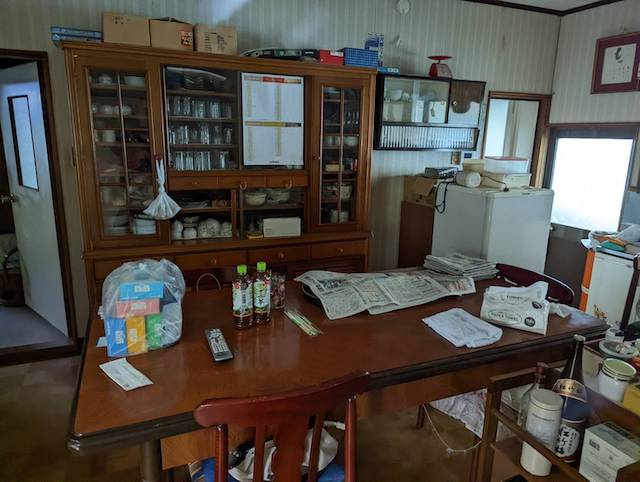 高松市の遺品整理に伴う古民家片付けの作業前