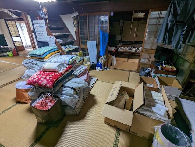 高松市の遺品整理に伴う古民家片付けの作業前