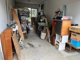 松山市の不用品回収の作業前