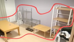 出雲市の粗大ごみの作業前