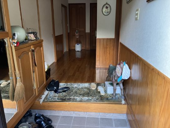 引っ越しに伴う不用品回収の作業後