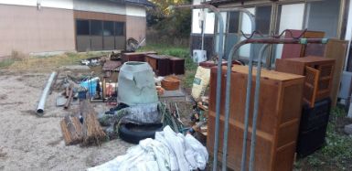 大山町の不用品回収の作業前