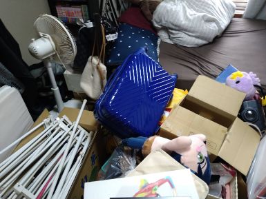 琴浦町の不用品回収の作業前