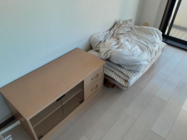 高崎市の冷蔵庫処分の作業前