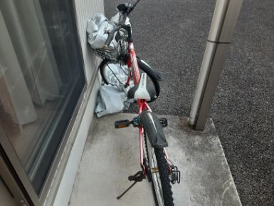 高崎市の自転車処分の作業前