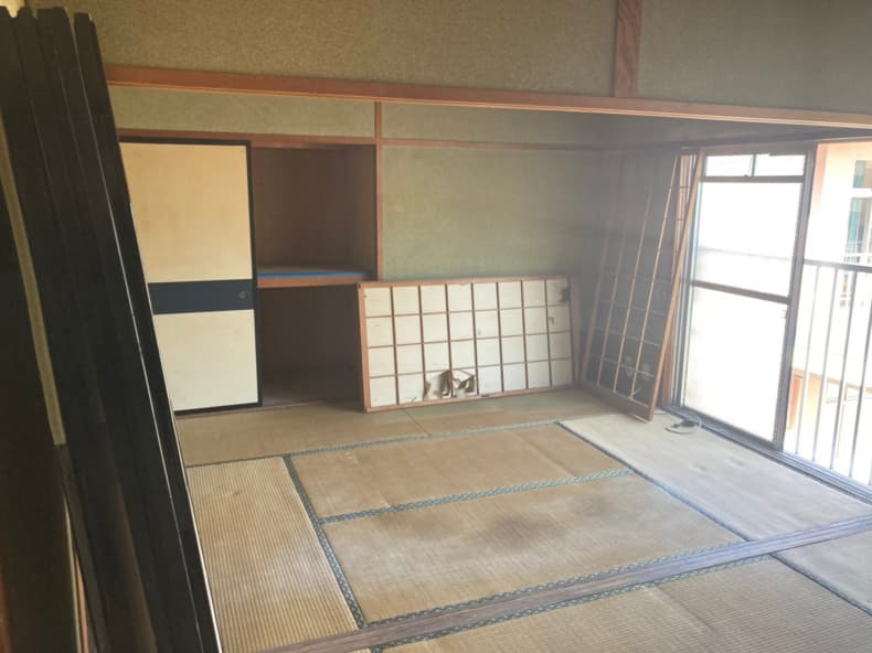 施設入居に伴う不用品回収の作業後