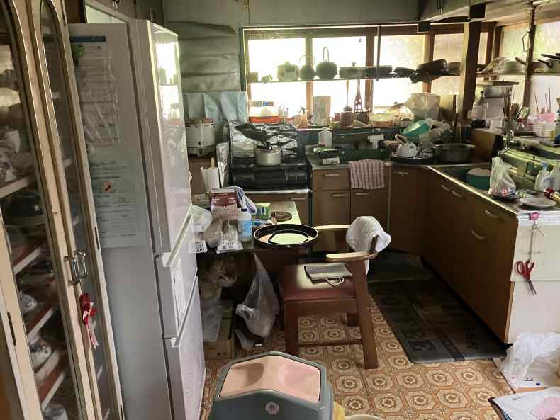 遺品整理に伴う不用品回収作業前