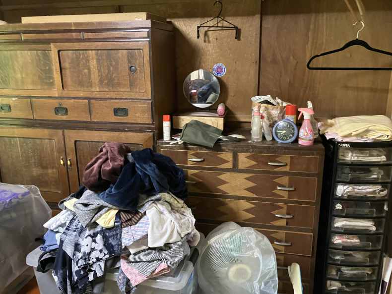 遺品整理に伴う不用品回収作業前