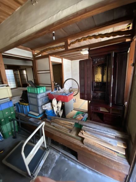 京都市南区の粗大ごみ回収前②