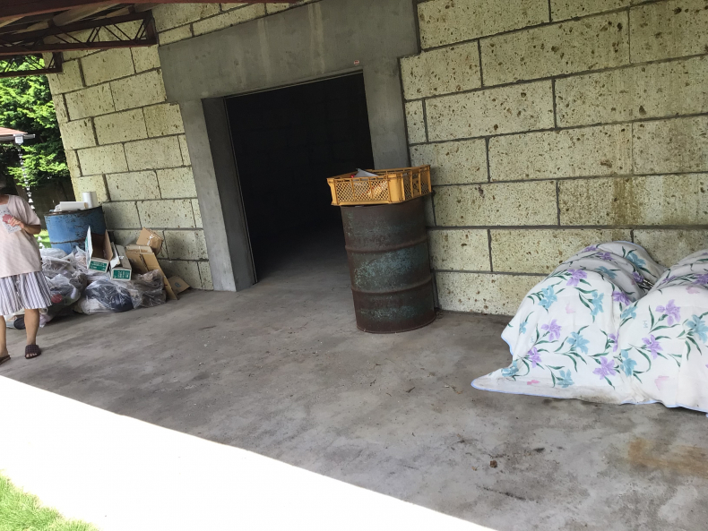 断捨離に伴う不用品回収作業後