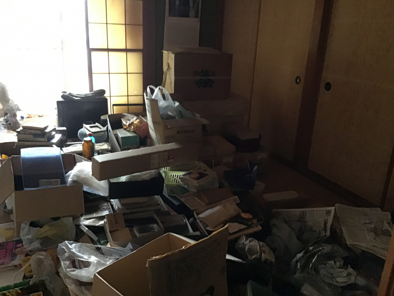 宇都宮市の不用品回収作業前