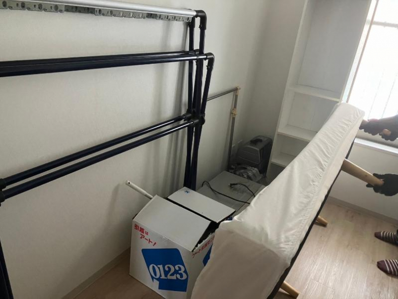 京都市南区の不用品回収前②