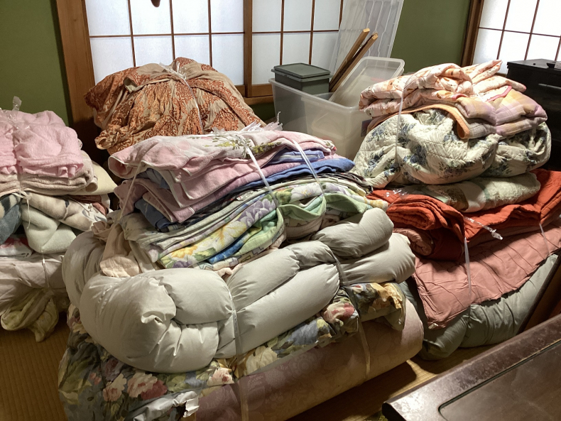 引越しに伴う不用品回収作業前