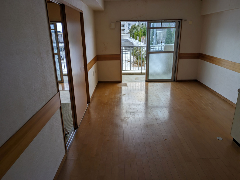 鳥取市の粗大ゴミ回収の作業後