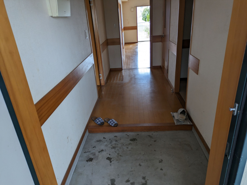 鳥取市の粗大ゴミ回収の作業後