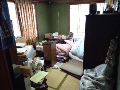倉吉市の遺品整理の作業前