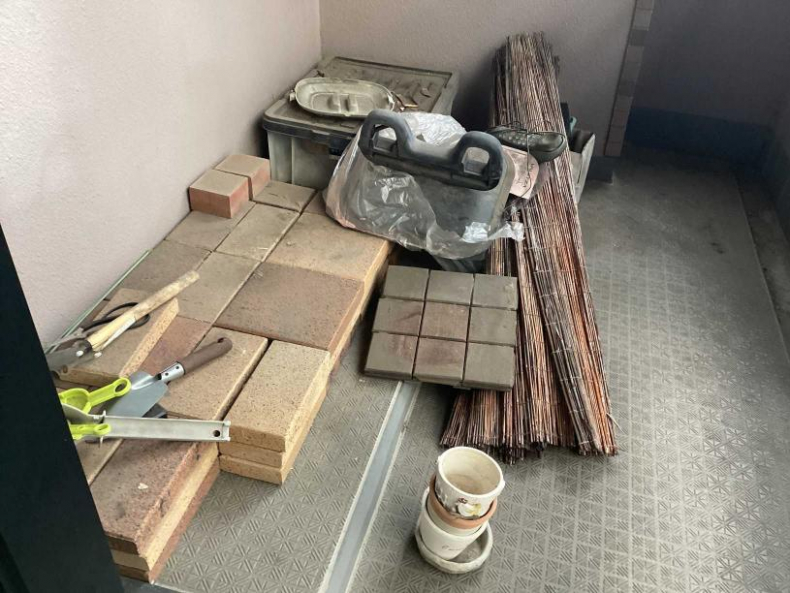 宇都宮市の粗大ごみ回収作業前