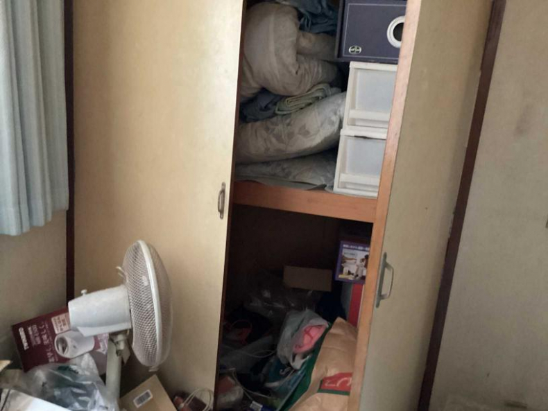 宇都宮市のゴミ屋敷回収作業前