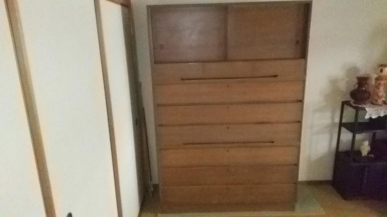 岡山市の粗大ゴミ回収の作業前