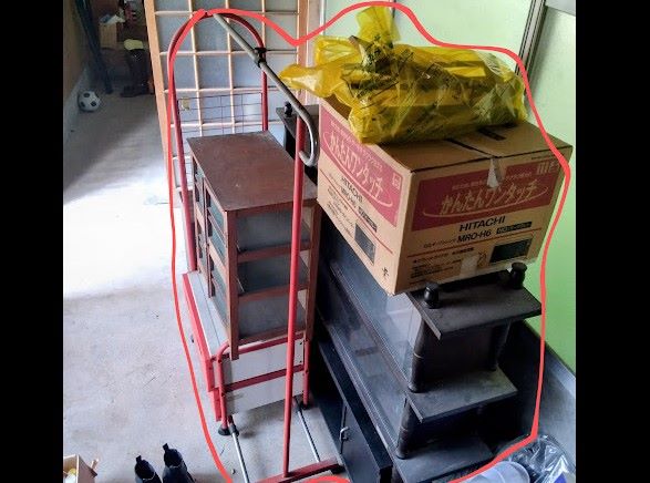 出雲市の不用品回収の作業前