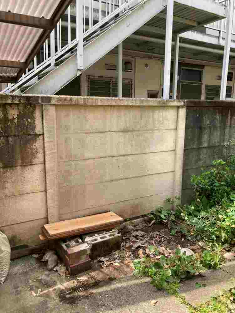 渋谷区の物置解体作業後