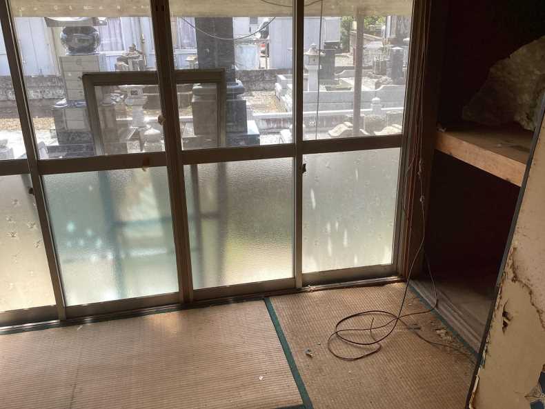 宇都宮市のゴミ屋敷回収作業後