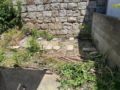 岡山市の倉庫の解体撤去の作業後
