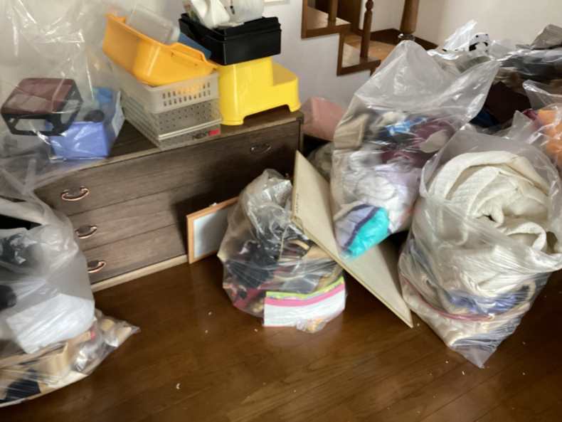 宇都宮市の不用品回収作業前