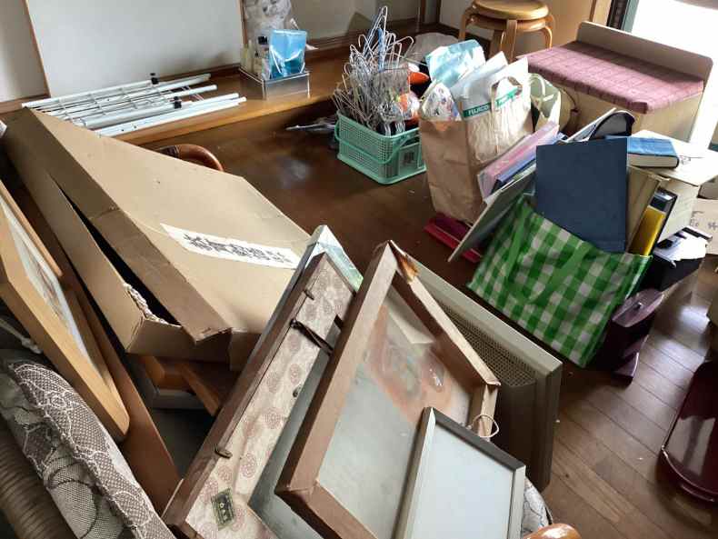 宇都宮市の不用品回収作業前