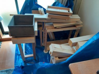 高崎市のDIY家具処分の作業前